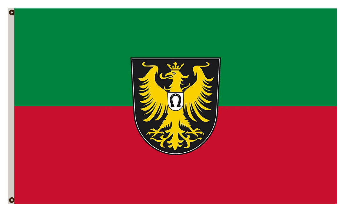 Isny im Allgäu (Württembergisches Allgäu Oberschwaben) landscape flag Indoor and outdoor banner