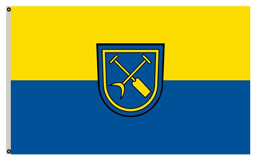 Linkenheim-Hochstetten (Nördliches Baden-Württemberg) landscape flag Indoor and outdoor banner