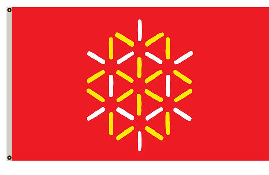 Languedoc Roussillon région as of 2005 Flag Indoor and outdoor banner