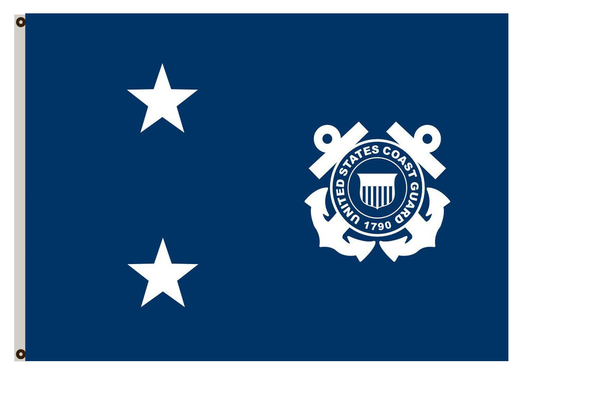 Rear Admiral in the United States Coast Guard Flag Indoor and outdoor banner