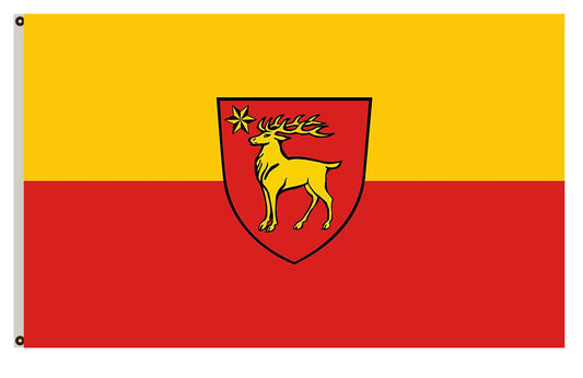 Sigmaringen (Schwäbische Alb) landscape flag Indoor and outdoor banner