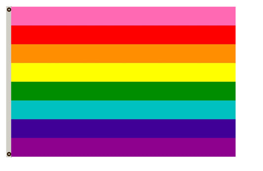 Original eight-stripe rainbow Flag Indoor and outdoor banner