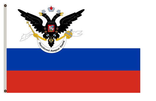 Russian-American Company Alaska Flag Indoor and outdoor banner
