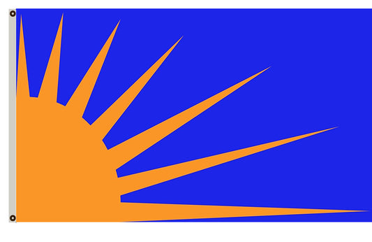 Sunburst  Modern design of the Irish nationalist Sunburst flag Indoor and outdoor banner