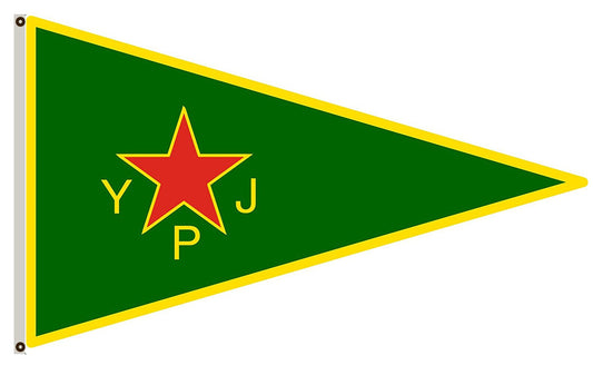 Women s Protection Units YPJ Flag ; female brigade of the official armed wing of the Kurdish Supreme Committee Flag Indoor and outdoor banner