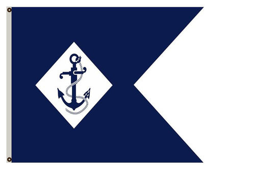 Navy Guidon Flag Indoor and outdoor banner