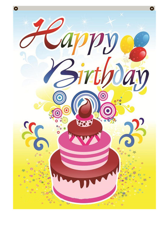 Happy Birthday Flag Party Flag Indoor and outdoor banner