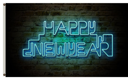 Happy new year Flag Party Flag Indoor and outdoor banner