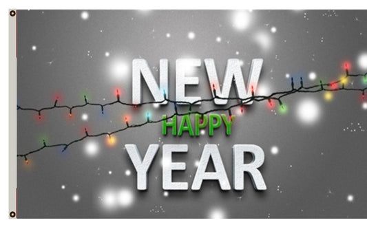 Happy new year  Flag Indoor and outdoor banner
