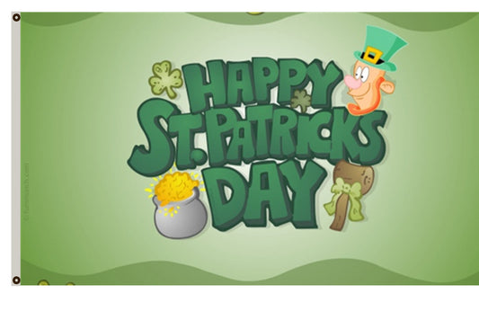 Happy st patricks day Flag Indoor and outdoor banner