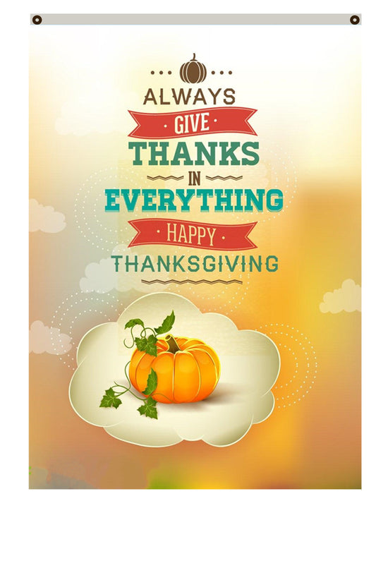 Happy Thanksgiving  Flag  Indoor and outdoor banner