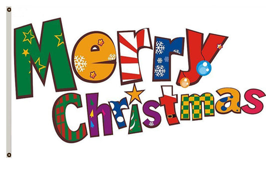 Merry Christmas  Flag Indoor and outdoor banner