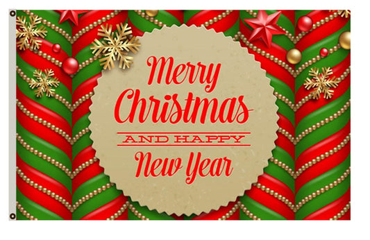 Merry Christmas  Flag Indoor and outdoor banner