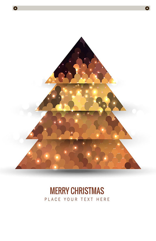 Merry Christmas Tree Flag Indoor and outdoor banner
