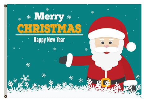 Merry Christmas Father Flag Santa Claus Flag Indoor and outdoor banner