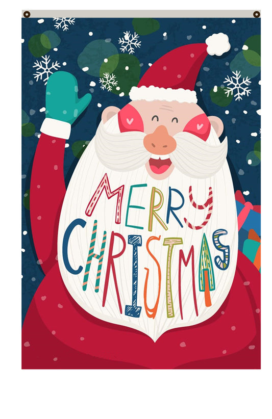 Merry Christmas Father Flag Santa Claus Flag Indoor and outdoor banner