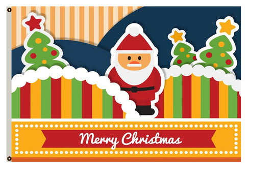 Merry Christmas Father Flag Santa Claus Flag Indoor and outdoor banner