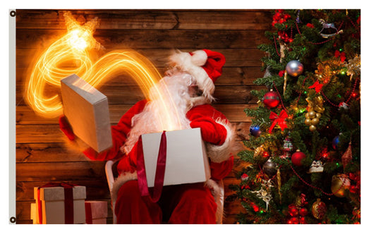 Merry Christmas Father Flag Santa Claus Flag Indoor and outdoor banner