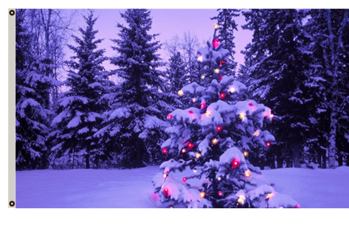 Merry Christmas Flag Winter  Christmas FlagIndoor and outdoor banner