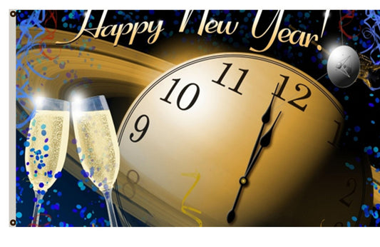Happy New Year banner Indoor and outdoor banner