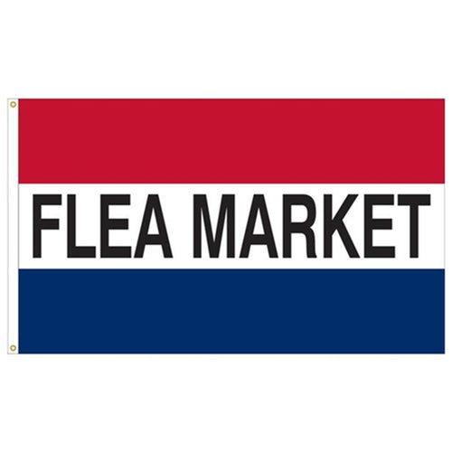 Flea Market Message Flag Indoor and outdoor banner