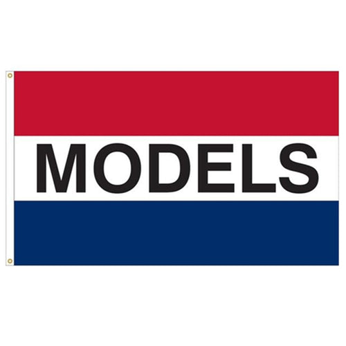 Models Message Flag Indoor and outdoor banner