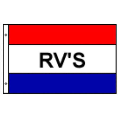 RV'S Message Flag Indoor and outdoor banner
