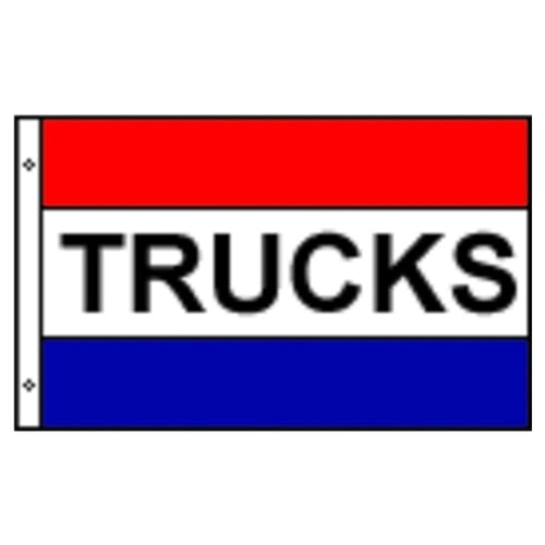 Trucks Message Flag Indoor and outdoor banner