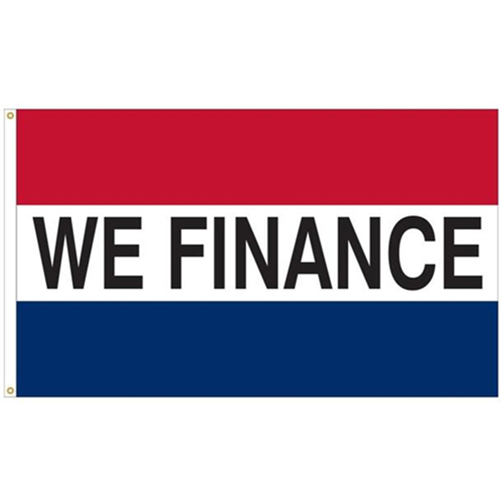 We Finance Message Flag Indoor and outdoor banner