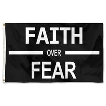 Fyon Faith Over Fear JESUS Flag Indoor and outdoor banner