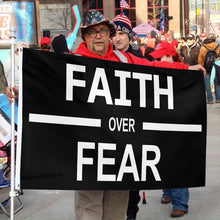 Fyon Faith Over Fear JESUS Flag Indoor and outdoor banner