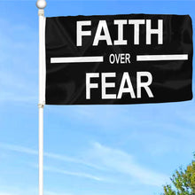 Fyon Faith Over Fear JESUS Flag Indoor and outdoor banner