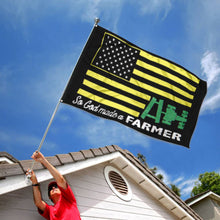 Fyon Farmer God Made A Farmer Flag Indoor and outdoor banner