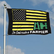 Fyon Farmer God Made A Farmer Flag Indoor and outdoor banner