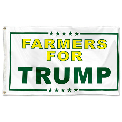 Fyon Farmers For Trump Flag Indoor and outdoor banner