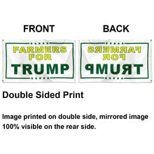 Fyon Farmers For Trump Flag Indoor and outdoor banner