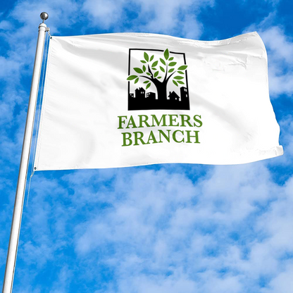 Fyon Farmers branch, Texas flag Banner