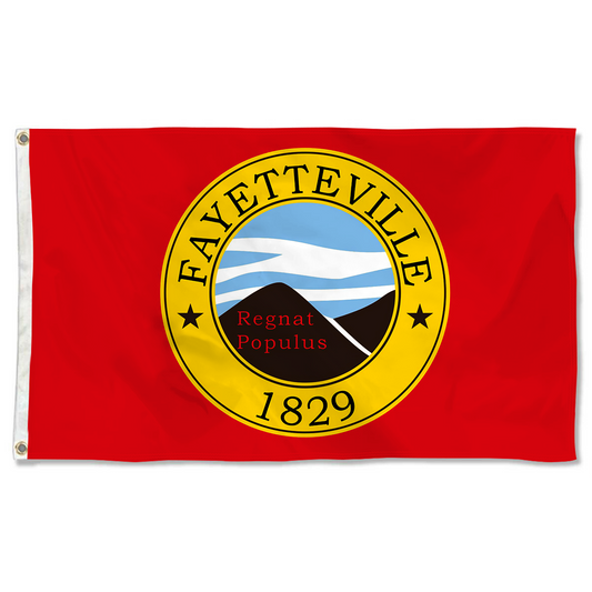 Fyon Fayetteville, Arkansas Flag  Banner