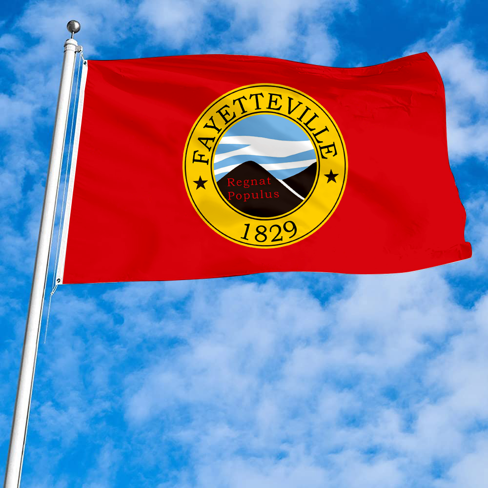 Fyon Fayetteville, Arkansas Flag  Banner