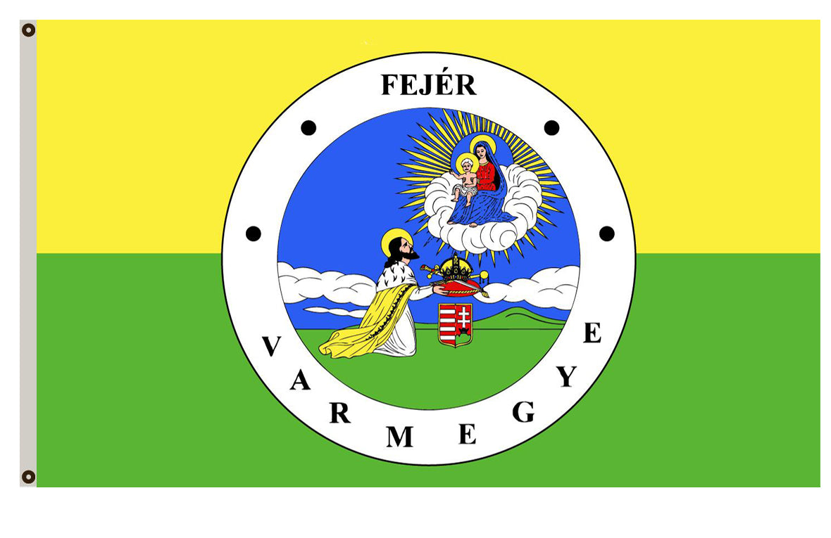 Fyon of Fejér flag Hungary banner
