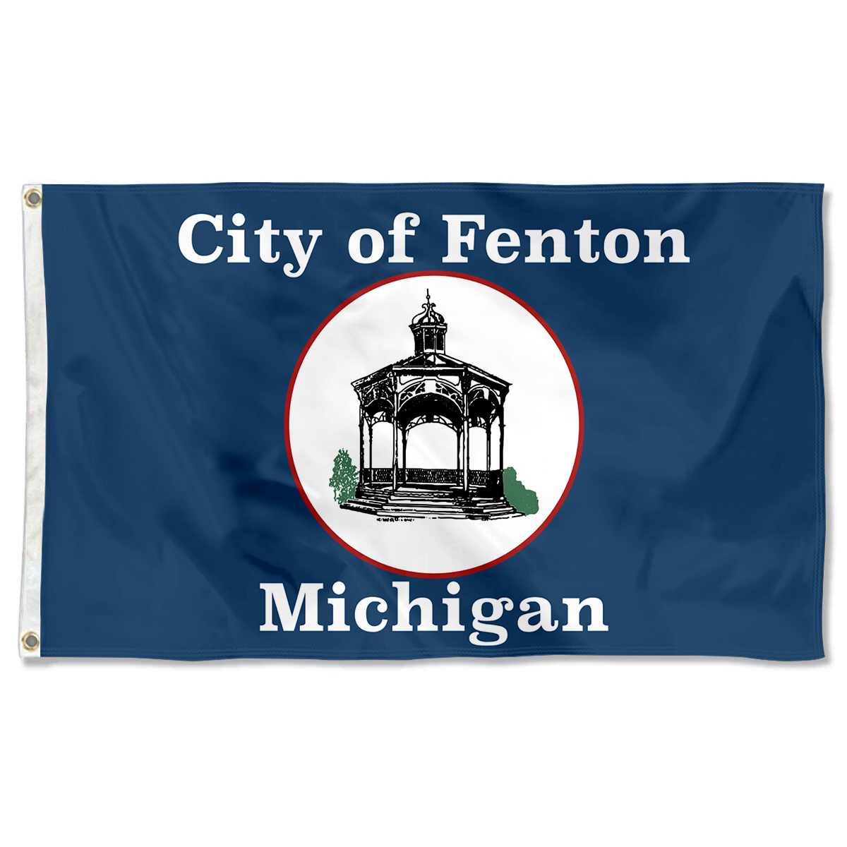 Fyon Fenton, Michigan flag  Banner