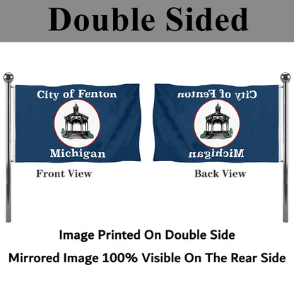 Fyon Fenton, Michigan flag  Banner
