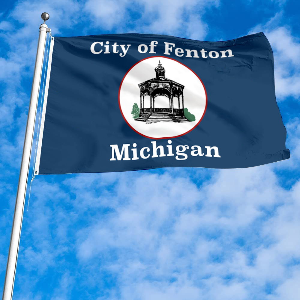 Fyon Fenton, Michigan flag  Banner