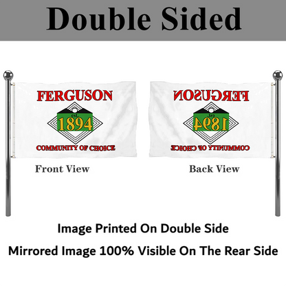 Fyon Ferguson, Missouri flag Banner
