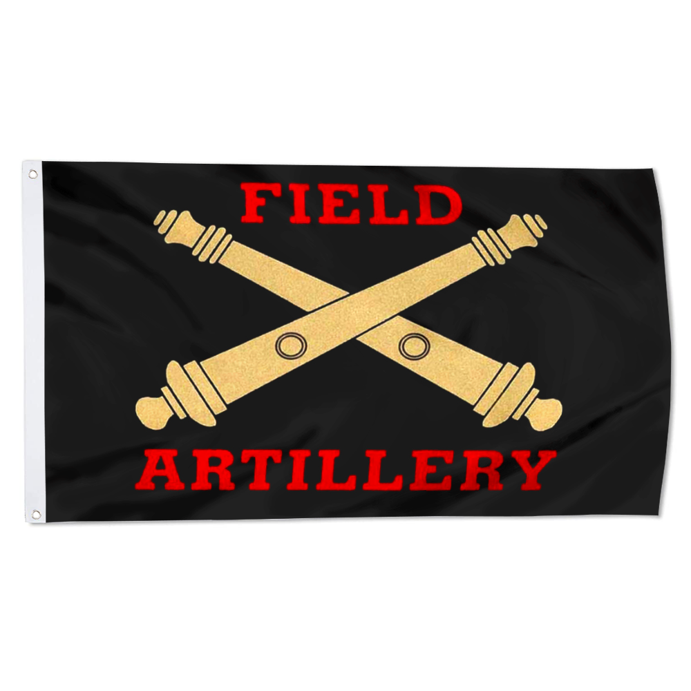 Fyon Field Artillery Crossed Cannons Flag Indoor and outdoor banner 2240802