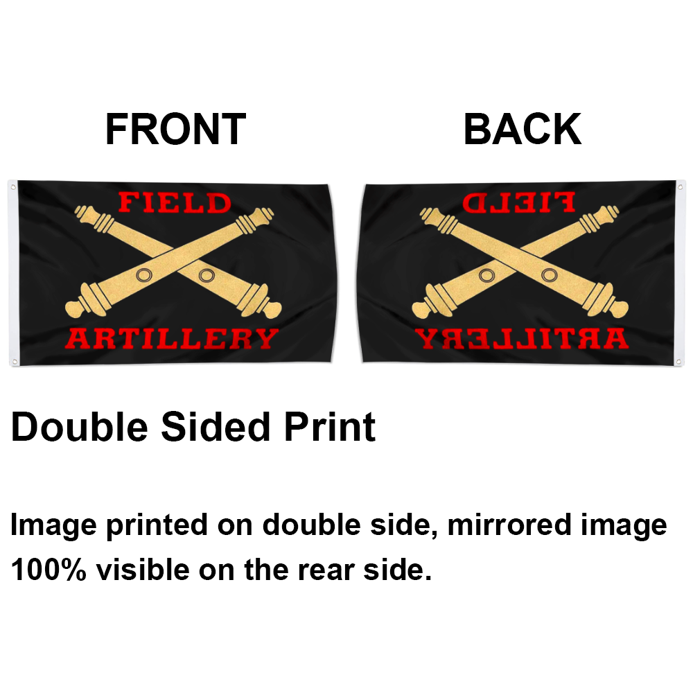 Fyon Field Artillery Crossed Cannons Flag Indoor and outdoor banner 2240802