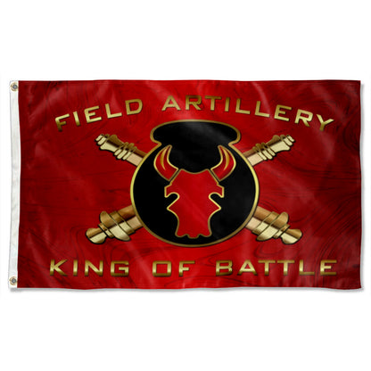 Fyon Field Artillery King of Battle Flag Indoor and outdoor banner