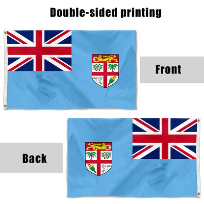 Fyon Fiji Flag Indoor and Outdoor Banner