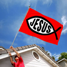 Fyon Fish Church America God Jesus, Christian's Flag Indoor and outdoor banner