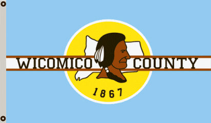 Fyon Wicomico County,Maryland Flag Indoor and outdoor banner